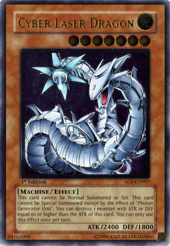 Cyber Laser Dragon (UTR) [SOI-EN007] Ultimate Rare