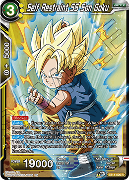 Self-Restraint SS Son Goku (BT14-096) [Cross Spirits]