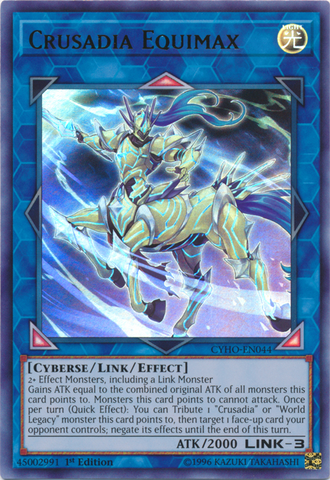 Crusadia Equimax [CYHO-EN044] Ultra Rare