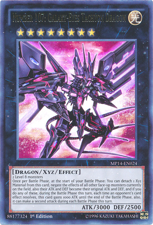 Number 107: Galaxy-Eyes Tachyon Dragon [MP14-EN024] Ultra Rare