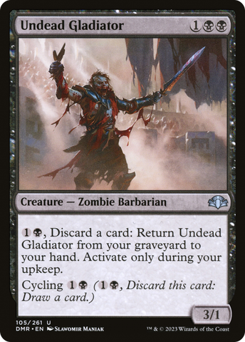 Undead Gladiator [Dominaria Remastered]