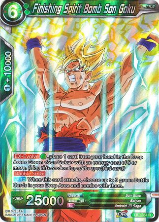 Finishing Spirit Bomb Son Goku (BT3-057) [Cross Worlds]