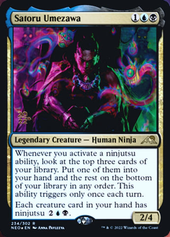 Satoru Umezawa [Kamigawa: Neon Dynasty Prerelease Promos]