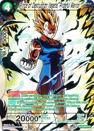 Vegeta, factory Prideful Transformation