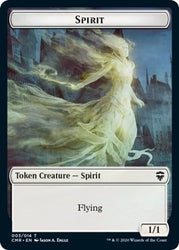 Spirit // Zombie Double-sided Token [Commander Legends]