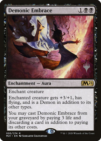 Demonic Embrace (Promo Pack) [Core Set 2021 Promos]