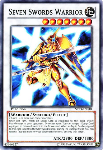 Seven Swords Warrior [SP13-EN048] Common