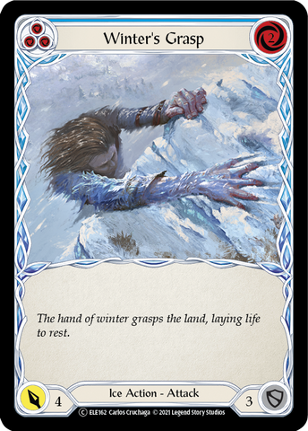 Winter's Grasp (Blue) [U-ELE162] (Tales of Aria Unlimited)  Unlimited Rainbow Foil