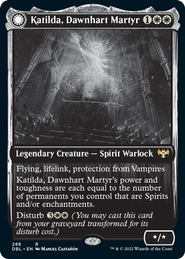 Katilda, Dawnhart Martyr // Katilda's Rising Dawn [Innistrad: Double Feature]