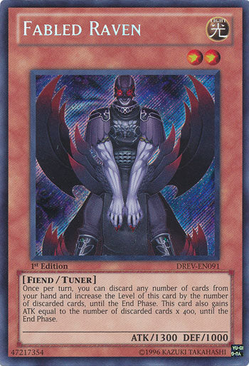 Fabled Raven [DREV-EN091] Secret Rare