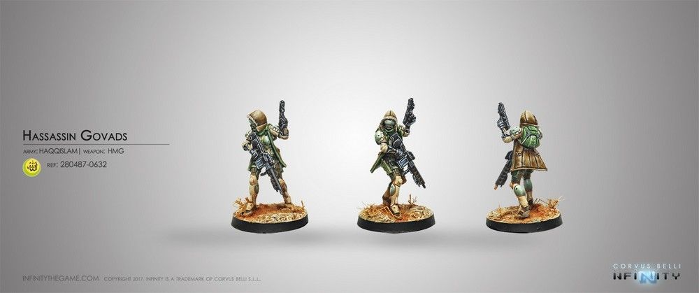 Hassassins Govads (HMG) Infinity Corvus Belli