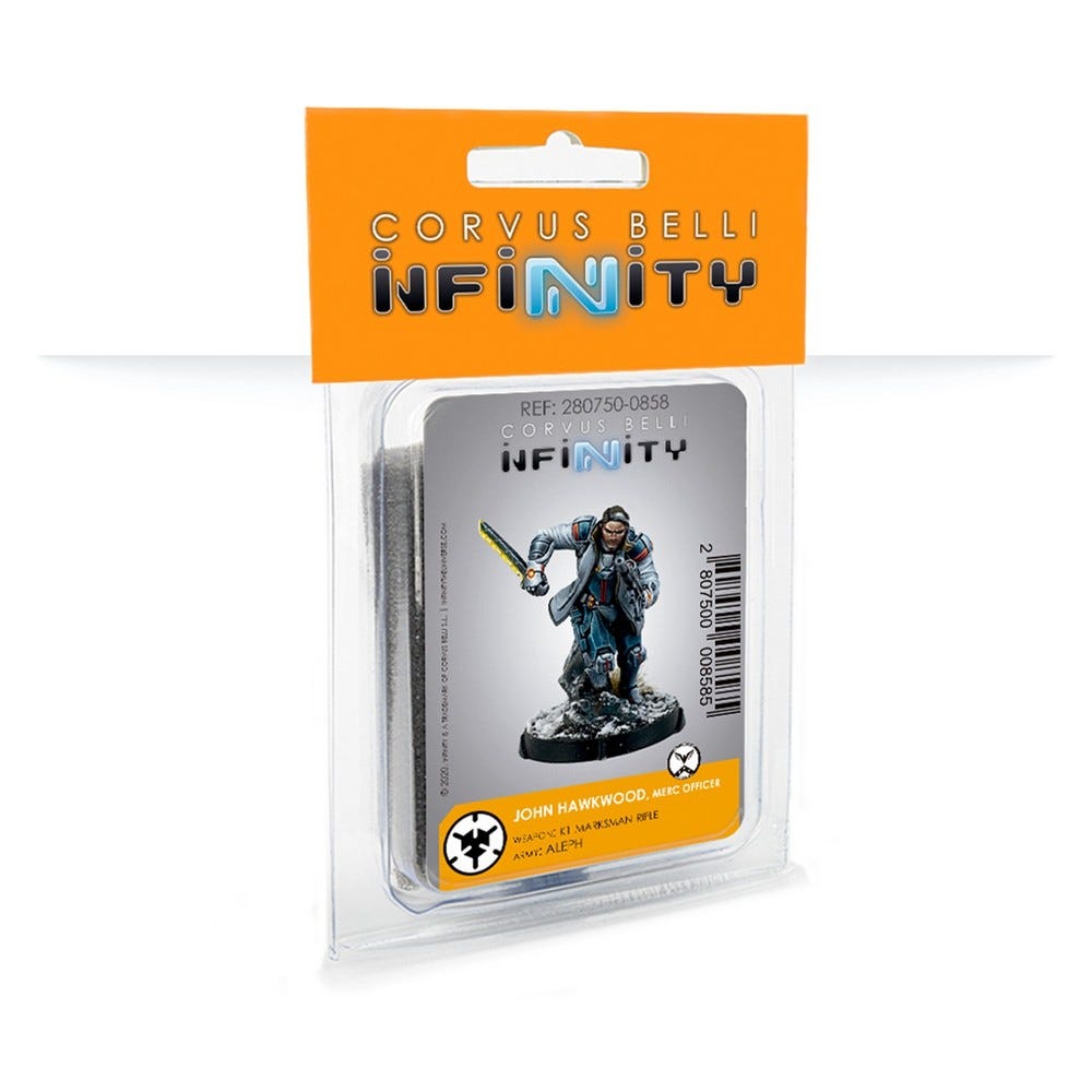 John Hawkwood, Merc Officer (K1 Marksman Rifle) Infinity Corvus Belli