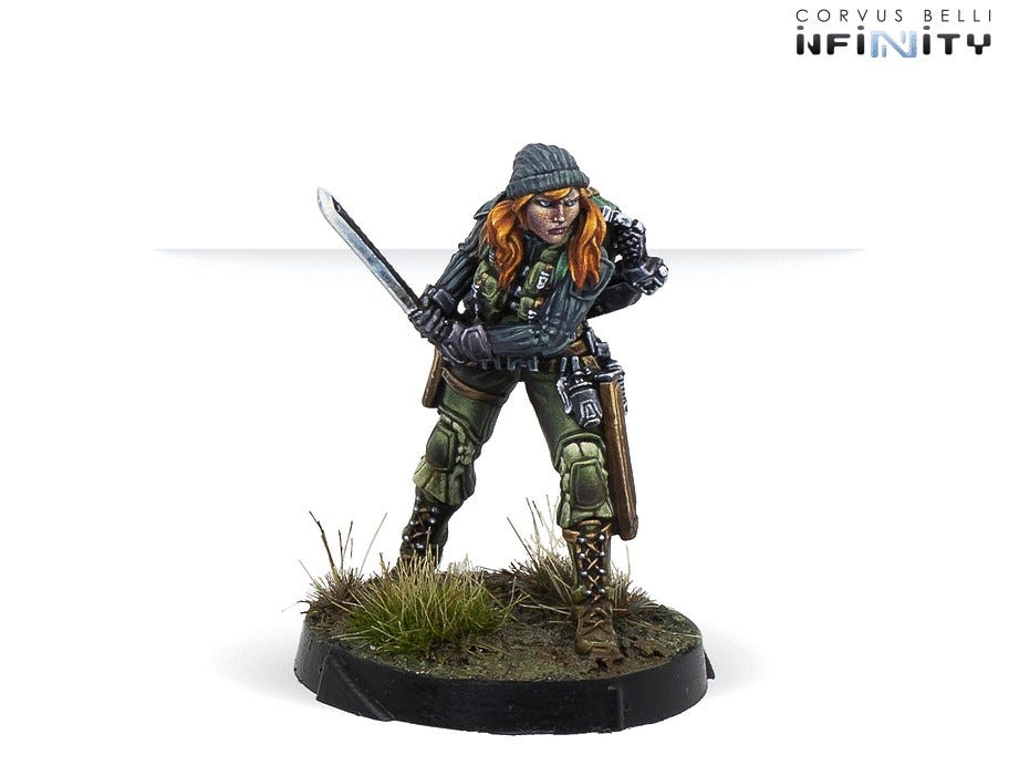 Uxia McNeill (Boarding Shotgun) Infinity Corvus Belli