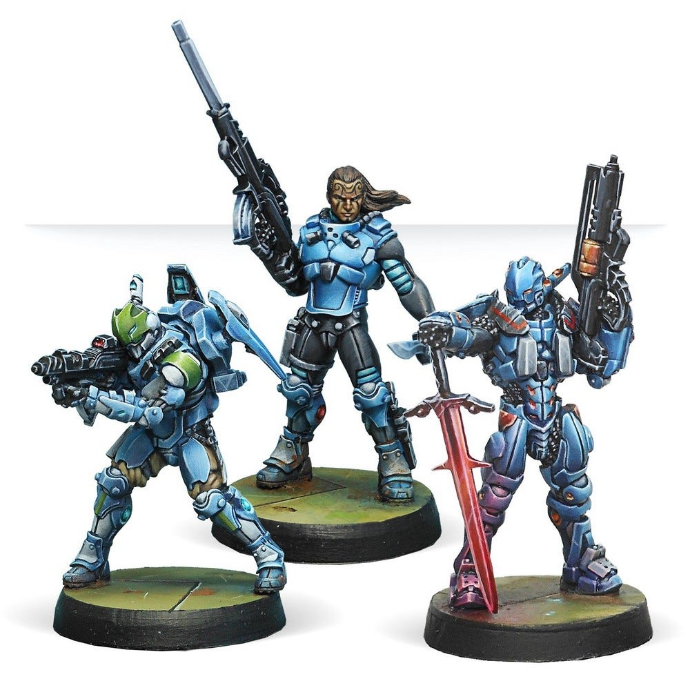 PanOceania Booster Pack Alpha Infinity Corvus Belli