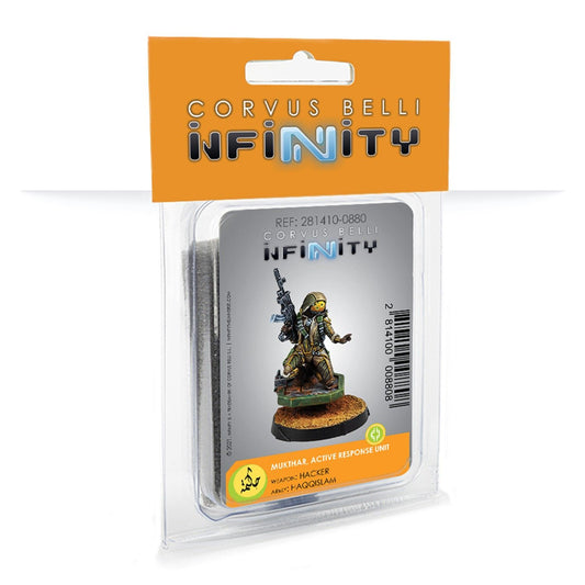Mukthar, Active Response Unit (Hacker) Infinity Corvus Belli