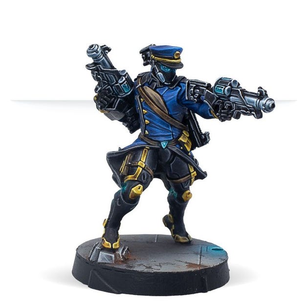 Bluecoat (Adhesive Launcher Infinity Corvus Belli