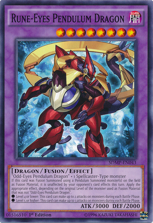 Rune-Eyes Pendulum Dragon [SDMP-EN043] Common