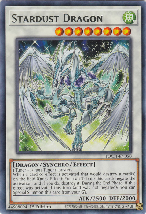 Stardust Dragon [TOCH-EN050] Rare