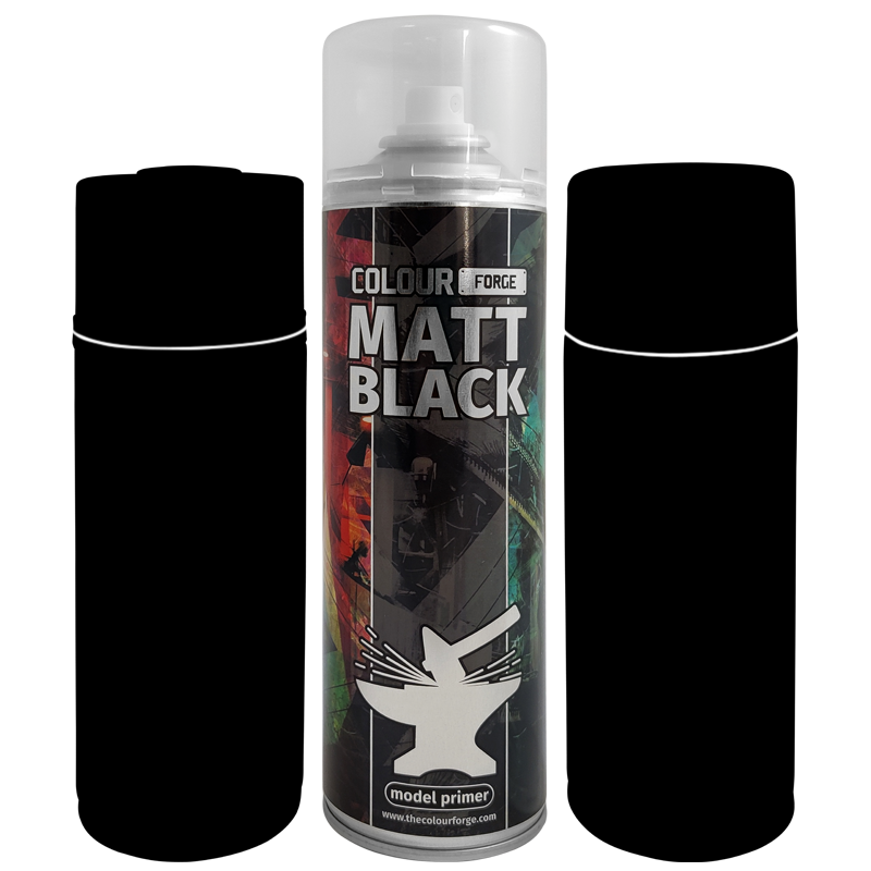The Colour Forge Matt Black Spray (500ml)