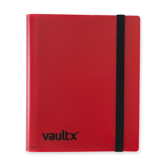 Vault X 4-Pocket Strap Binder Fire Red