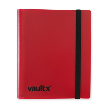 Vault X 4-Pocket Strap Binder Fire Red