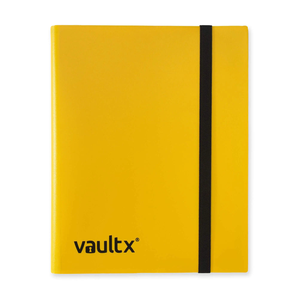 Vault X 9-Pocket Strap Binder Yellow