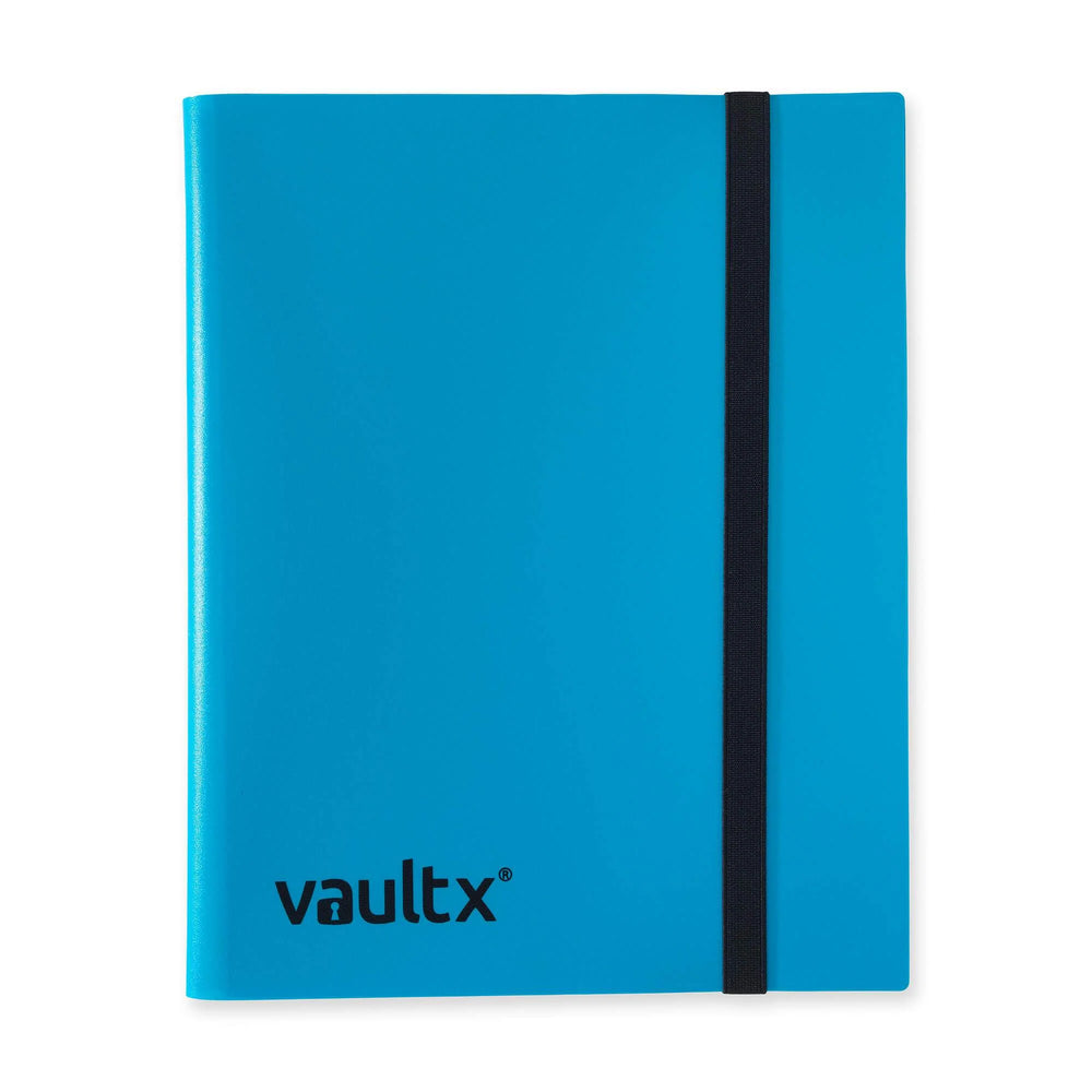 Vault X 9-Pocket Strap Binder Blue