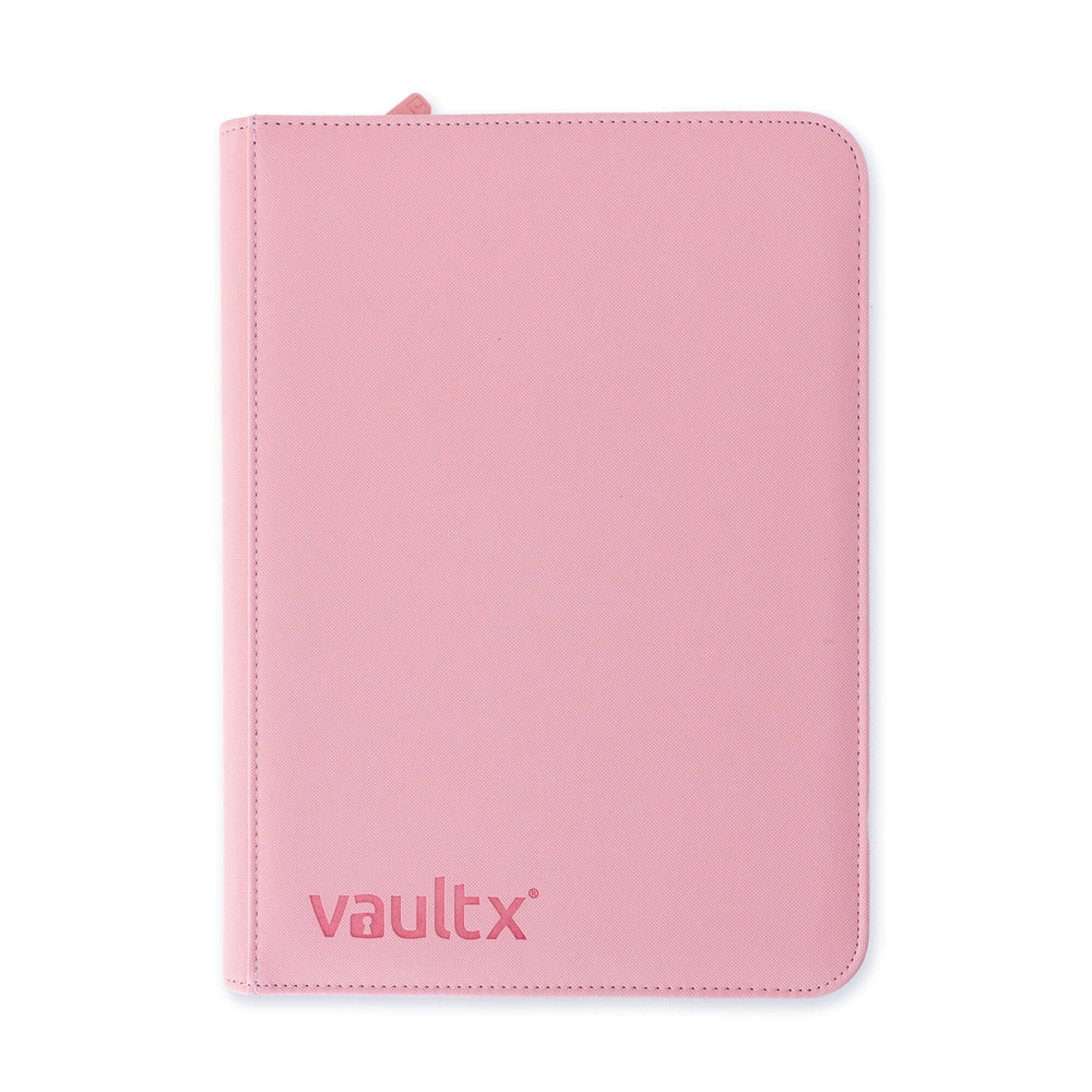 Vault X 9 Pocket eXo-Tec Zip Binder Just Pink