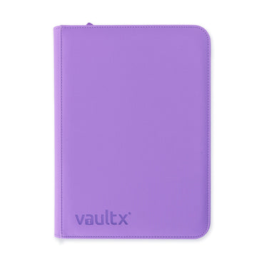 Vault X 4 Pocket eXo-Tec Zip Binder Just Purple