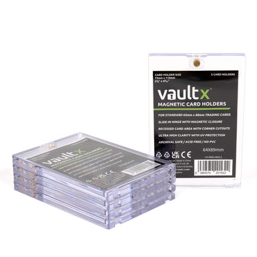 Vault X Magnetic Card Holders 35pt (5 Pack)
