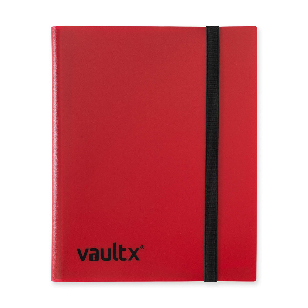 Vault X 9-Pocket Strap Binder Fire Red