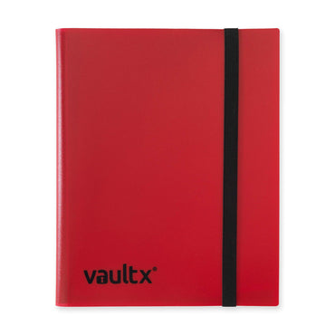 Vault X 9-Pocket Strap Binder Fire Red