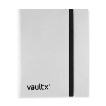 Vault X 9-Pocket Strap Binder White