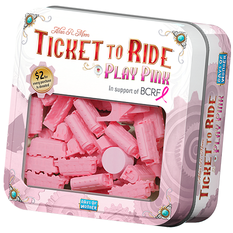 Ticket to Ride Play Pink Expansion Boardgame
