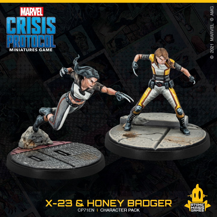 X-23 & Honey Badger Marvel Crisis Protocol Miniatures Game