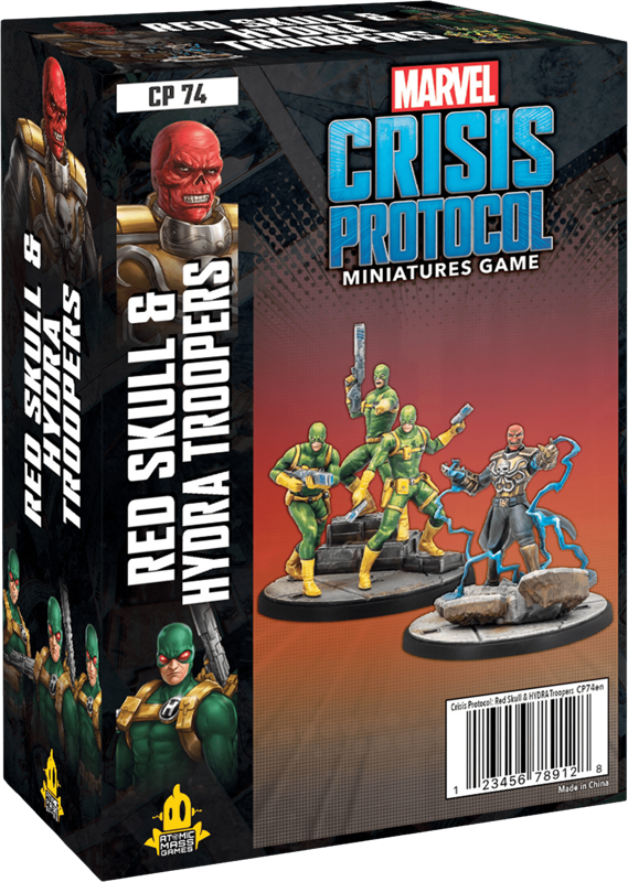 Red Skull & Hydra Troopers Marvel Crisis Protocol Miniatures Games