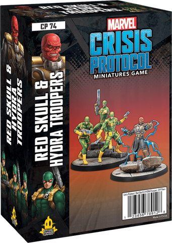 Red Skull & Hydra Troopers Marvel Crisis Protocol Miniatures Games