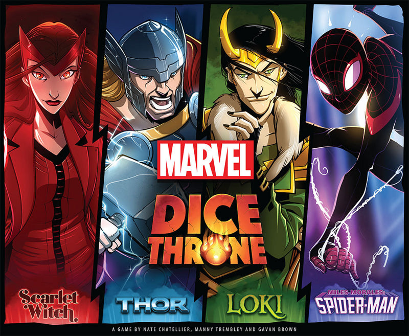 Marvel Dice Throne: 4 hero Box Board Game