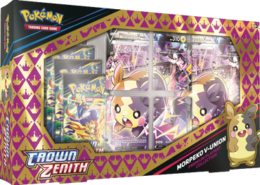 Pokemon TCG: Sword & Shield 12.5- Crown Zenith Premium Playmat Collection - Morpeko V-Union