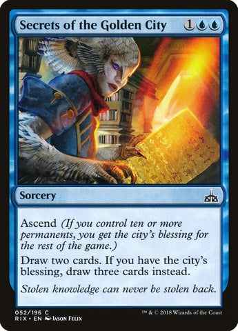 Secrets of the Golden City [Rivals of Ixalan]