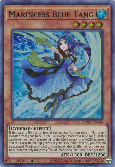 Marincess Blue Tang [MP20-EN149] Super Rare