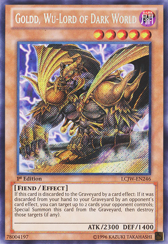 Goldd, Wu-Lord of Dark World [LCJW-EN246] Secret Rare