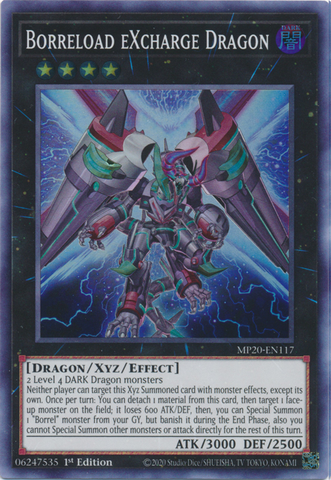 Borreload eXcharge Dragon [MP20-EN117] Super Rare