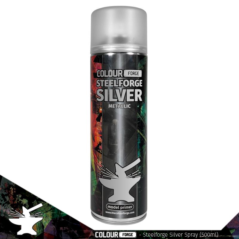 The Colour Forge Steelforge Silver Spray (500ml)