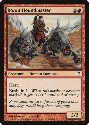 Ronin Houndmaster [Champions of Kamigawa]