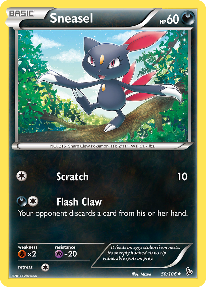 Sneasel (50/106) [XY: Flashfire]