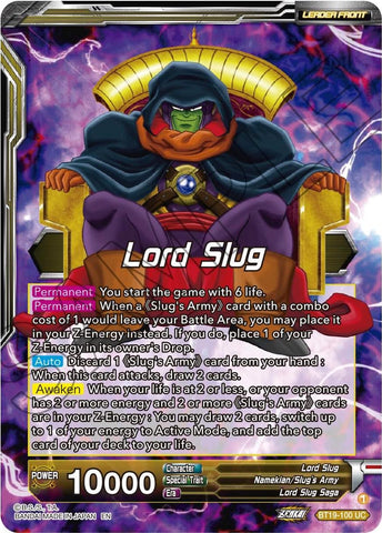 Lord Slug // Lord Slug, in His Prime (BT19-100) [Fighter's Ambition]