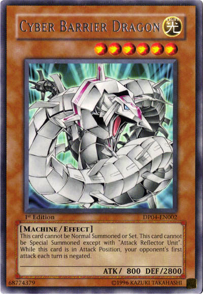 Cyber Barrier Dragon [DP04-EN002] Rare