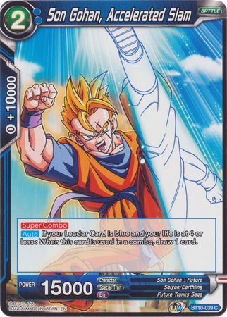 Son Gohan, Accelerated Slam (BT10-039) [Rise of the Unison Warrior]