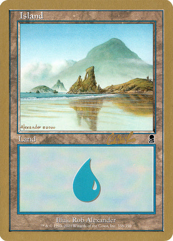 Island (cr338) (Carlos Romao) [World Championship Decks 2002]